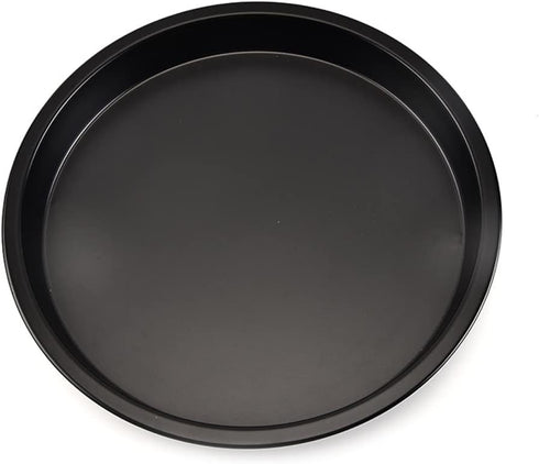 lasenersm 2 Pieces Pizza Pan 6inch Round Pizza Pan Pizza Tray Pizza Baking Tray Pizza Bakeware Sheet for Home Kitchen Restaurant Supplies, Black...