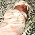 Baby Cotton Swaddle Blanket Wrap with Headband or Hat Set for Baby Girls, Boys Newborns and Infants 0-6 Months (Dusty Rose)...