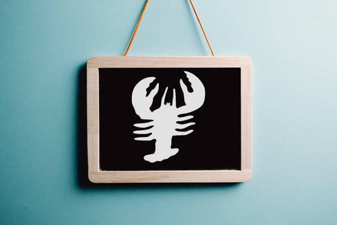 Crawfish Style Design Stencil, 4-Inch, Reusable Mylar Cutout for Art, Crafts & DIY Projects...