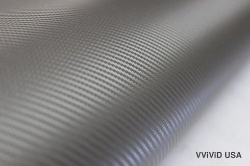 VViViD® XPO Dark Grey Carbon Fiber 5ft x 3ft Car Wrap Vinyl Roll with Air Release Technology...
