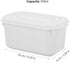 Mipcase Butter Dish with Lid, Plastic Butter Keeper Container 700ml Cheese Storage Containers for Kitchen...