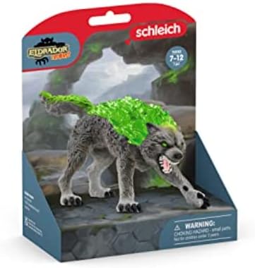 Schleich Eldrador New 2023, Mythical Creature Toys for Boys and Girls, Granite Wolf Action Figure Toy, Ages 7+...