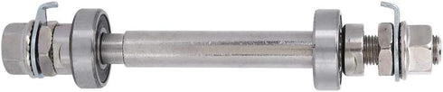 Bicycle Rear Hub Axle, Bike Axle Front 5.51inch Rear 7.09inch 6000 Bearing Metal High Load Bearing Capacity, Bike Repair Tool Accessories for Moun...