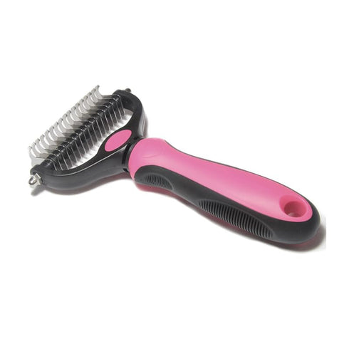 pets grooming tools (PPGT-002 pink) Premium Pet Dematting Comb – Exceptional Grooming Accessory for Pets...