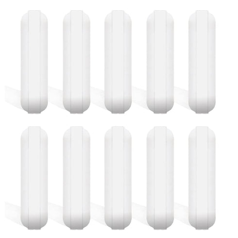 10 Pcs 30mm(1.18 inch) PTFE Magnetic Stirrer Mixer Stir Bar,White Color,Laboratory Bar,Stir Plate Bar,Stir Plate Magnet,Stir Rod Magnetic...