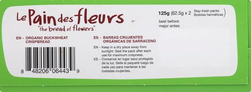 Le Pain des Fleurs Crispbread, Buckwheat, 5.3 ounce...