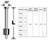 1-1/2" Powder Actuated Fasteners,.300 Head Diameter Drive Pin with red flute, P150, 100pcs/pack...