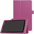 Tablet Smart Cover for Amazon Kindle Fire HD 8 HD8 Gen 6th 7th 8th (2016 2017 2018 Release) Ultra Slim Lightweight Folio Stand Leather Case +1x Cl...