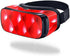 MightySkins Skin Compatible with Samsung Gear VR (Original) Cover wrap Sticker Skins Red Upholstery......