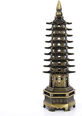 FTVOGUE Chinese Tower Model Crafts Miniature Ornaments Office Home Desktop Decor Architecture Figurine...