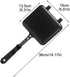 GEZICHTA Grilled Sandwich Panini Maker Mini Waffle Maker Panini Hot Sandwich Maker Pan Nonstick Double Sided Frying Pan Home Kitchen Breakfast Mac...