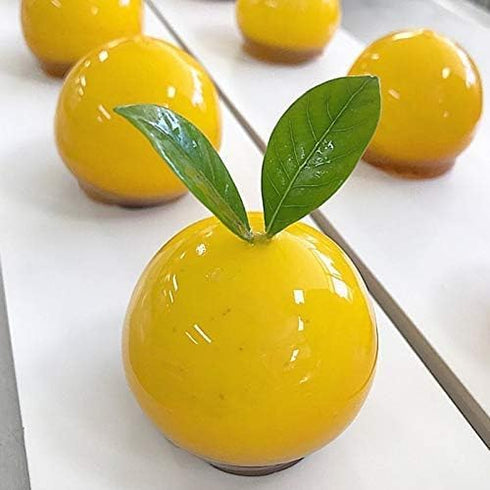 OCPO Kitchen Truffle Silicone Mold for Baking Mousse Cake French Dessert Pastry Chocolate Pudding Cupcake, Non-Stick & Easy Release, Truffle Ball ...