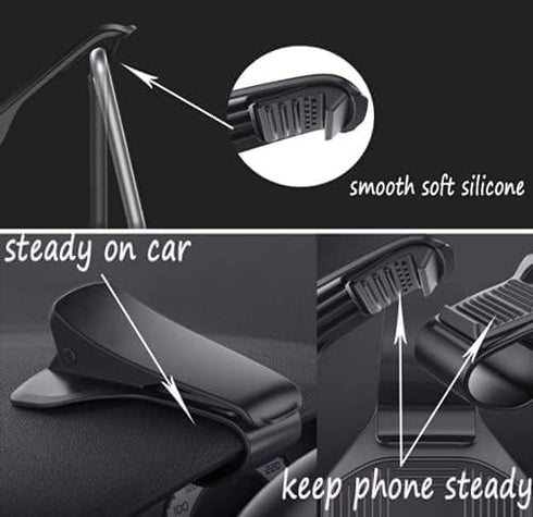 Universal Car Dashboard Mount Holder Stand Clamp Cradle Clip for Cell Phone GPS Non-Slip Durable Car Phone Holder Mount......