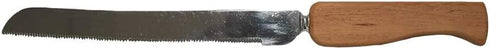 Yair Emanuel Challah Knife with Natural Mango Wood Handle - Serrated Bread Knife 13 inch - Ultra-Sharp Stainless Steel Bread Cutter...