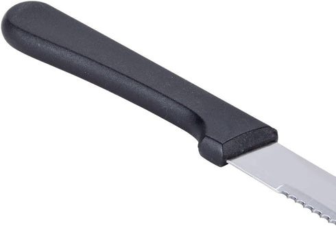 Cuisinox Steak Knives Set of 4 Black Polypropylene Handle with Rounded Tip...