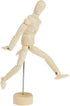 8 Inch Artists Wooden Manikin Flexible Body Joints Human Figure Puppet Model Wood Male Mannequin Doll Ornament Stand for Home Office Desk Decorati...