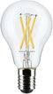Satco S21872 5.5 Watt A15 LED Bulb, Clear, Intermediate Base, 2700K, 450 Lumens, 2-Pack...