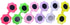18in Doll Sunglasses, Baby Doll Accessories Floral Glasses Christmas Birthday Gift for Little Girls 6 Colors...