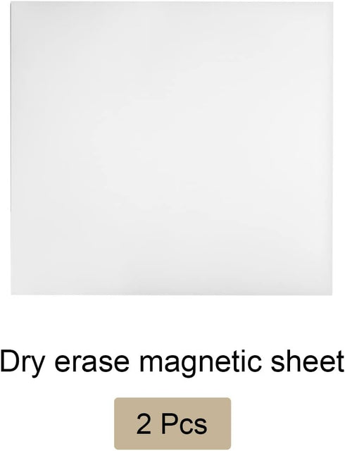 Dry Erase Magnetic Sheet Magnetic Board -11.7 Inch x 8 Inch/White/2 Pack...