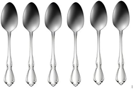 Oneida Chateau Teaspoons - Set of 6, Stainless Steel 18/8...