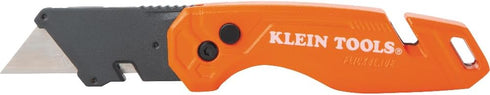 Klein Tools 44303 FLICKBLADE Folding Utility Knife with Blade Storage, Utility Knife with 5 Blades, Compact with Side Release Button and Dual Lock...