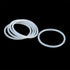 X AUTOHAUX Silicone O-Rings, 38mm OD 33.2mm ID 2.4mm Width VMQ Seal Gasket for Compressor Valves Pipe Repair, White, Pack of 10...
