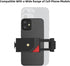 SOH Car Sun Visor Mount, Car Sun Visor Phone Holder with Adjustable Long Arm, Universal Phone Clip for iPhone 15 Pro Max/14/13 Pro/Max/Mini/Samsun...