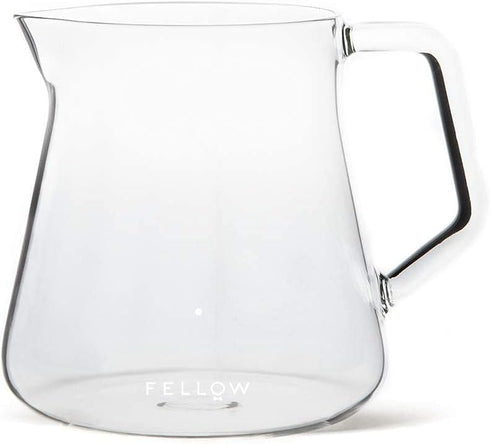 Fellow Mighty Small Glass Carafe - Manual Pour Over Coffee Beaker and Tea Steeper, Borosilicate Glass Decanter, 16.9 oz Clear Container...