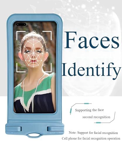 XueStar Waterproof Phone Pouch, 2 Pack, Touch Unlock, Rainproof & Waterproof case for Apple iPhone,Samsung,Motorola,OnePlus, up to 7.2 Inches ?Bla...