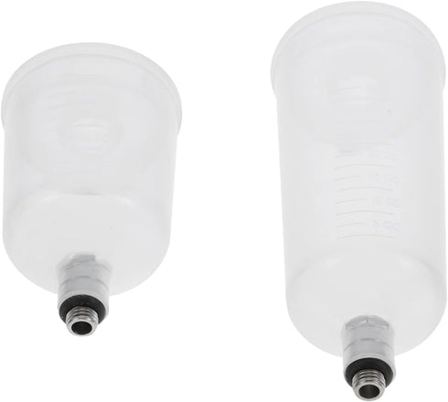 Ciieeo Plastic Containers Plastic Containers Plastic Containers PCS Plastic Spray airbrush pigment cup air spray paint cup Refillable Airbrush Pai...