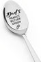 Father Dad Gifts from Daughter Son Dad Peanut Butter Spoon Gift for Dad Father's Day Christmas Gifts for Dad Engraved Peanut Butter Spoons for Men...