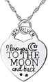 Silver Color Elegant Heart Pendant Necklace for Women Jewelry Accessories Gift Creative Design...