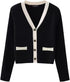 20 Pcs Metal Retro Vents Pearl Buttons Skirt Jackets Knitted Cardigans Decorative Buttons 18mm/0.7inch (Black10pcs + White10 pcs)...