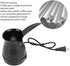 Electric Coffee Percolator, 10.6 oz 600ml Long Handle Stainless Steel Coffee Pot Prevent Overheating and Waterless, Even Heating Coffee Carafe for...
