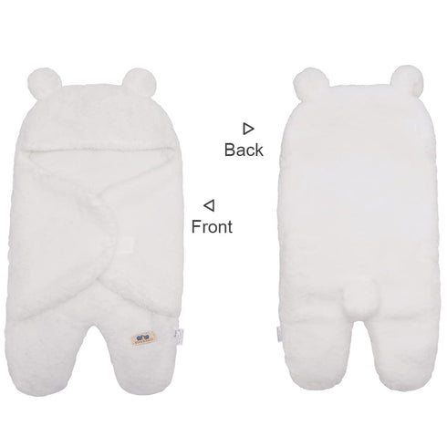 BlueSnail Newborn Receiving Blanket Baby Sleeping Wrap Swaddle(0-3M, 8-13lbs,Cream)...