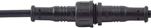 5Pairs 2pin Black Electrical Connector LED Connector for LED Lights 20cm Extension Cable 40cm/Pair 0.3mm² 15mm Nut...