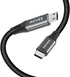 AGVEE 2 Pack 10ft USB-C OTG to Micro USB Cable, Braided Charger Data Sync Cord Charging Wire Adapter for Samsung Galaxy S7 S6, J7, J3, LG, PS4, Ki...