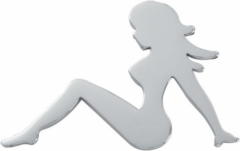 GG Grand General 90491 6 X 4 Inches Chrome Sitting Nude with Adhesive Tape, Face Left, Small...