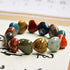 Love Heart Ceramic Bracelet, Flower-Glazed Beaded Bracelet,Elastic Handmade Simple Ethnic Style Hand Chain for Women Girl,1PCS - Colorful...