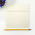 LUXPaper Square Invitation Envelopes | Peel & Press | 6" x 6" | Natural Linen | 80lb. Text | 50 Qty...