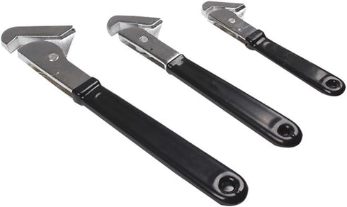 Mini Wrench 4 Inch Adjustable Plumbing Wrench Multi-Shape Adaptation Plumbing Grips Clamp Repair Hand Tool Black...