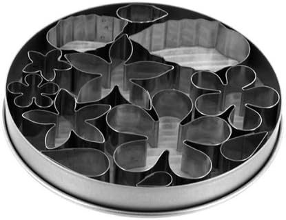 Ateco 12pc Stainless Steel Flower & Leaf Cutter Set...