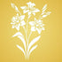 Daffodil Stencil, 6.5 x 9 inch (M) - Spring Flower Floral Perennial Stencils for Painting Template...