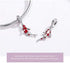 ToHa 925 Sterling Silver Carp Bead Charms,Good Luck Charms Cubic Zirconia Fish Animal Charm Koi Beaded Pendant for European Bracelet & Necklace,DI...