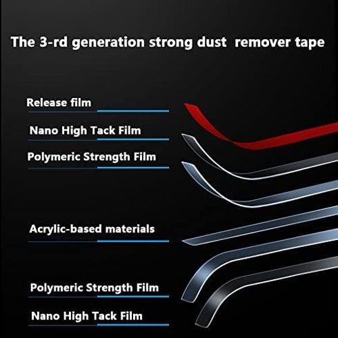 Cell Phone Cleaning Kit Accessories, Cleaner Tape for Phone Speaker and Receiver, Cleaning Stickers Dust Remover Compatible with Airpods, Samsung,...