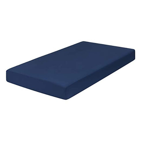 Everyday Kids 2-Pack Fitted Crib Sheets, 100% Soft Breathable Microfiber Baby Sheet, Fits Standard Size Crib Mattress 28in x 52in, Navy Nursery Sh...
