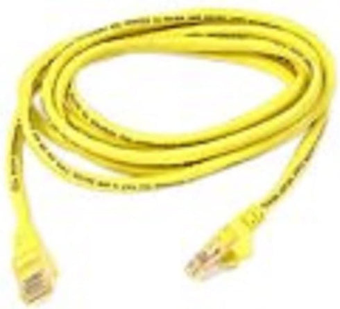 Belkin A3L791-01-YLW-S 1-Foot CAT5e Snagless Patch Cable (Light Yellow/Beige)...