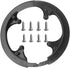 Bicycle Sprocket Cover, 42T Bike Chain Guard Ring, Gear Chain Wheel Crankset Protector Cover for Mountain Bike, Cycling Chainring Guard Support Pr...