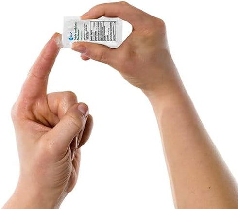 Globe (144 Pack) Triple Antibiotic Ointment 0.9g Single Packet, First Aid Kit for Minor Scratches, Wounds, Cuts and Burns, Prevents Infection Acti...
