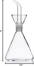 ELETON Olive Oil Dispenser Bottle Glass with No Drip Bottle Spout -Pourer Dispensing Bottles for Kitchen - Olive Glass Dispenser to Control Cookin...